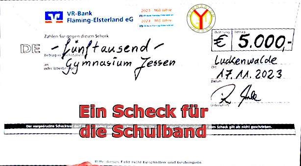 Read more about the article Volksbank unterstützt Schulband
